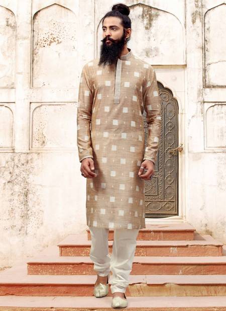 Tussar Colour New Ethnic Wear Mens Kurta Pajama Collection ANI 5